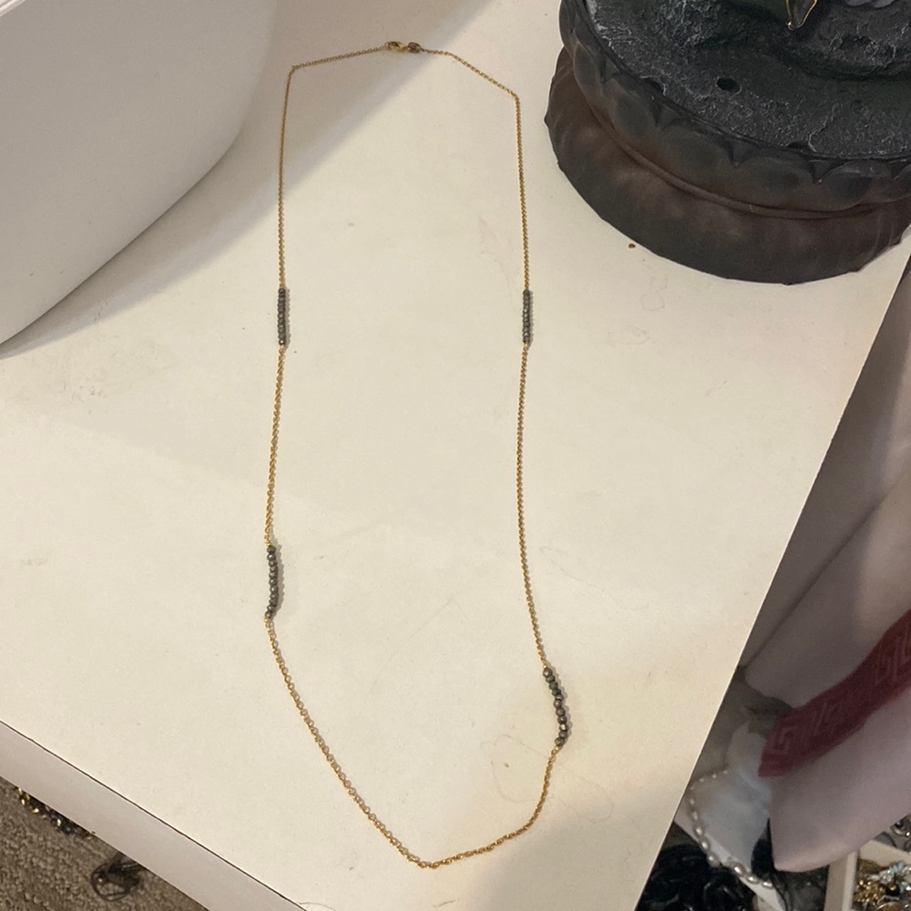 Beautiful moonstone gemstone long necklace